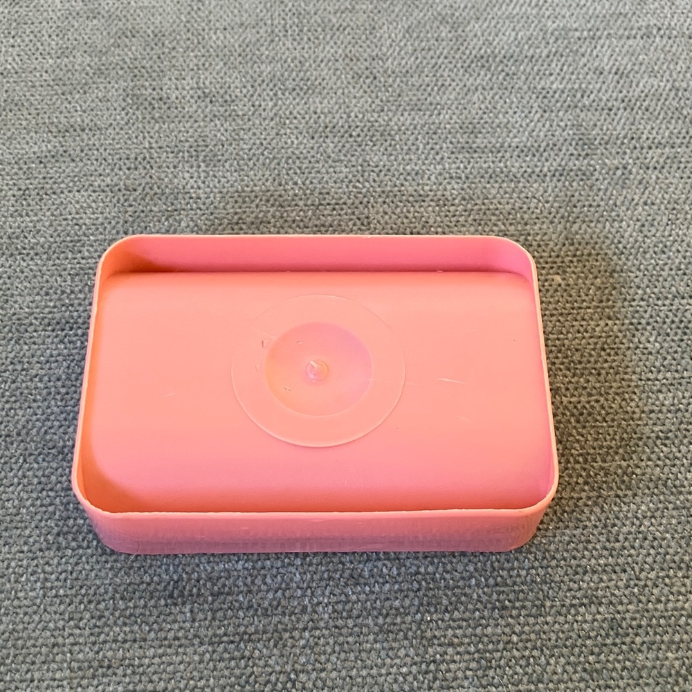 Small Pink Plastic Container - Picture 2 of 2